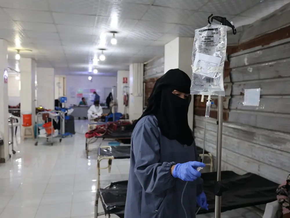 Repondemos ante el aumento de casos de diarrea acuosa, en Yemen.