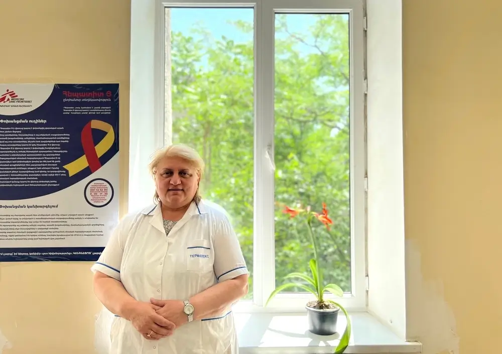 Dra. Naira Grigoryan, médica general involucrado en el proyecto de Hepatitis C de Médicos Sin Fronteras.