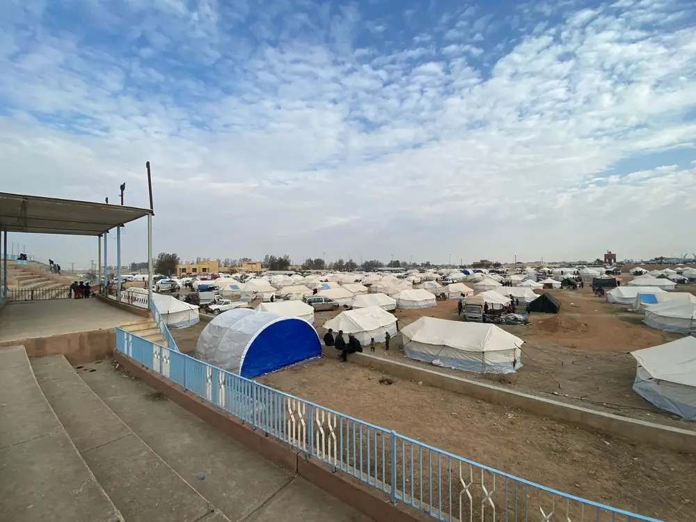 Vista del campamento de Tabqa en el noreste de Siria, el 5 de diciembre de 2024.