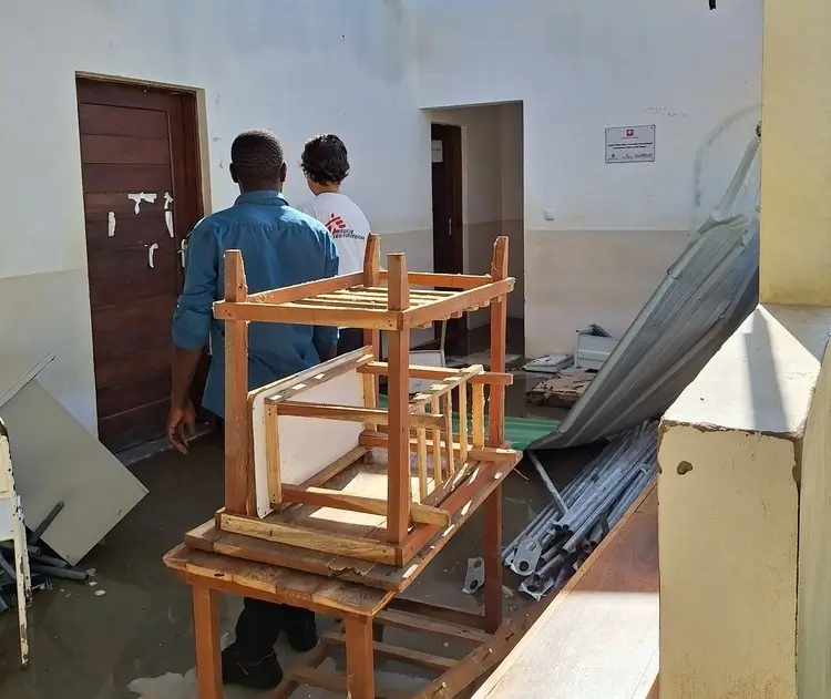 Explo del equipo de emergencias de MSF tras el paso del ciclón tropical 'Chido'.