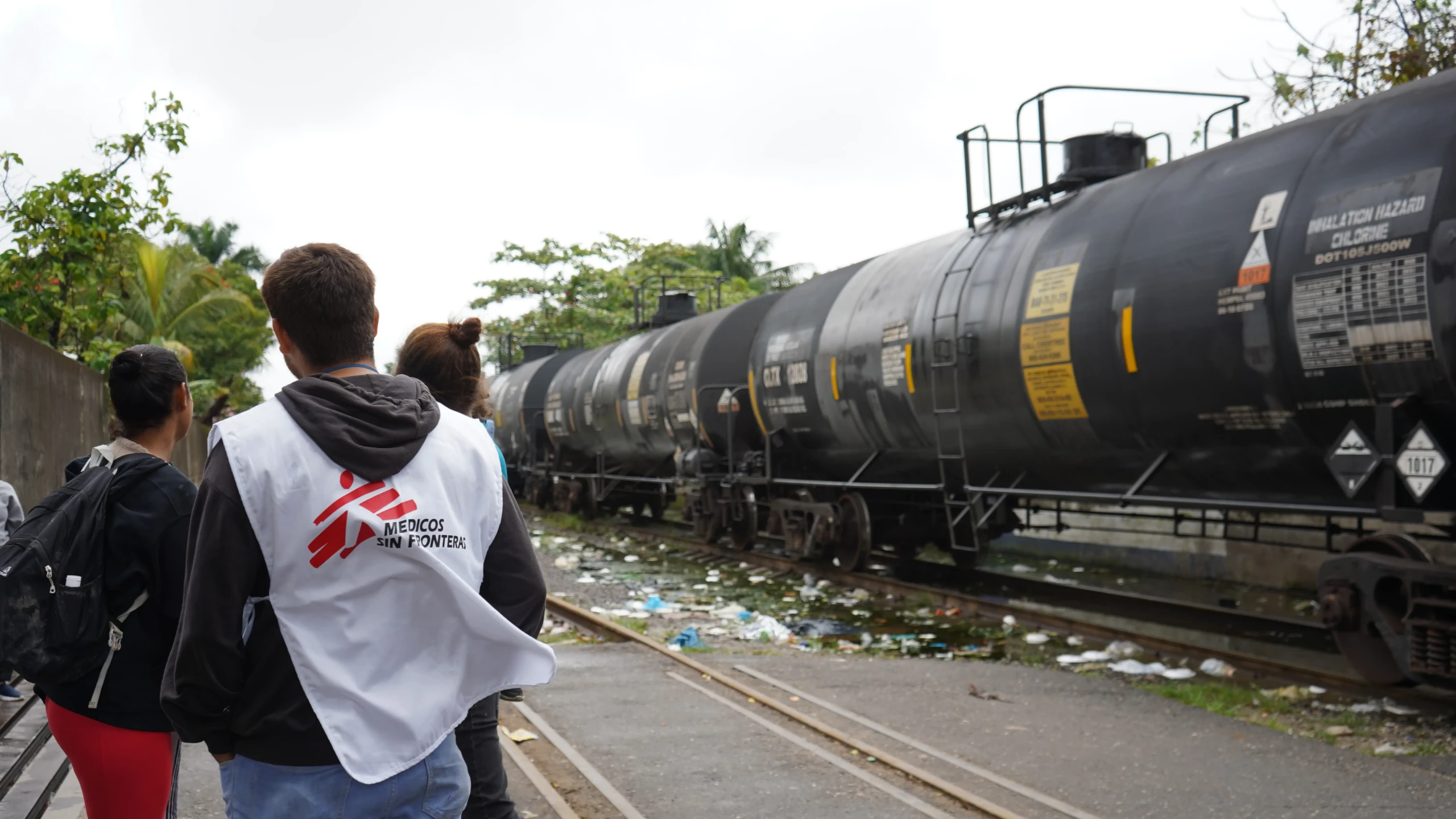 Personal de MSF en la frontera sur de México. nos preocupan los impactos humanitarios previstos de las medidas destinadas a excluir a las personas migrantes, solicitantes de asilo y refugiadas.