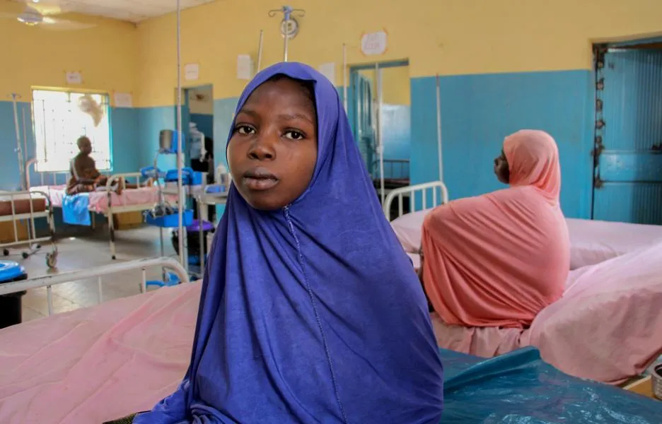 20 años, en el Hospital General de Shinkafi, donde apoyamos al Ministerio de Salud estatal ofreciendo servicios de salud reproductiva.