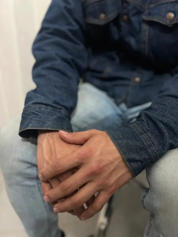 Kevin, un hombre migrante atendido por Médicos Sin Fronteras en Huixtla, México. © Yotibel Moreno / MSF