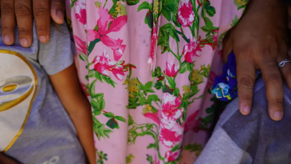 Natasha, una mujer migrante atendida por los equipos de Médicos Sin Fronteras en Huixtla, México. © Yotibel Moreno / MSF