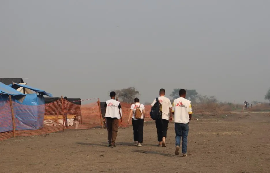 Unidad de tratamiento de cólera de MSF en Moan, Gambella, Etiopía.