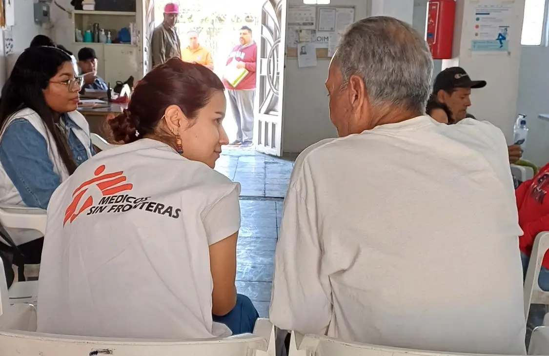 El proyecto en Ciudad Juáreza arrancó a finales de marzo después de que un equipo de MSF, presente en Ciudad Juárez desde enero, visitara 26 albergues para personas migrantes en la urbe y sus alrededores.