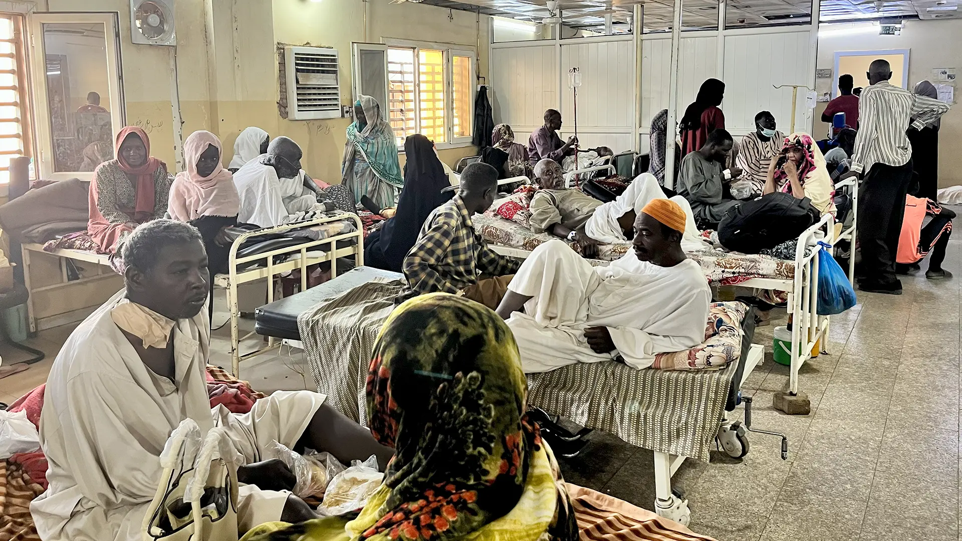Sala de urgencias del hospital de Al Nao.