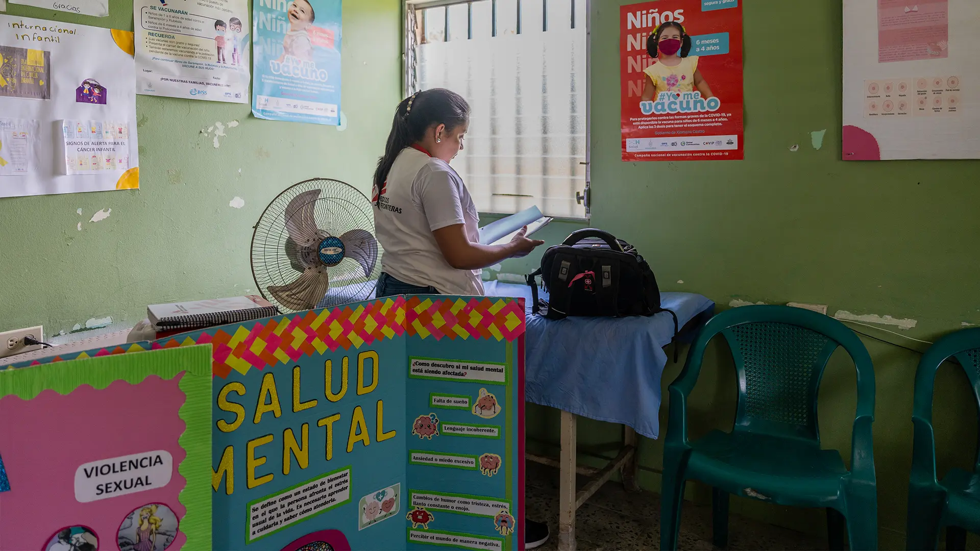 Equipo de salud mental de MSF en Honduras.