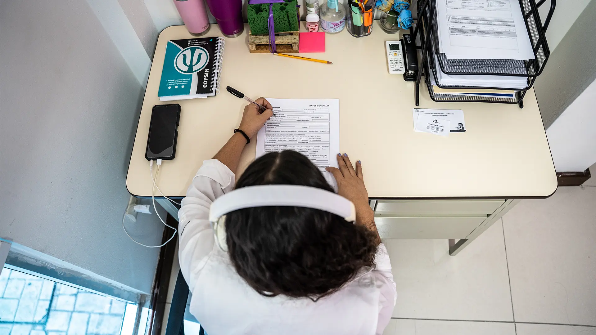 Equipo de salud mental de MSF en Honduras.