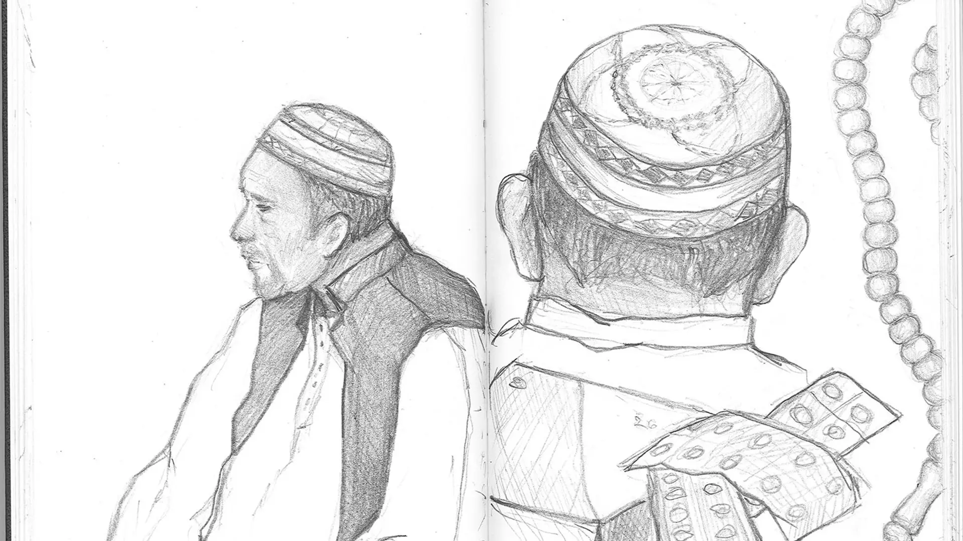 Ilustraciones de las clínicas móviles de AsuánFormato: Escaneo original Paciente: Khaled*