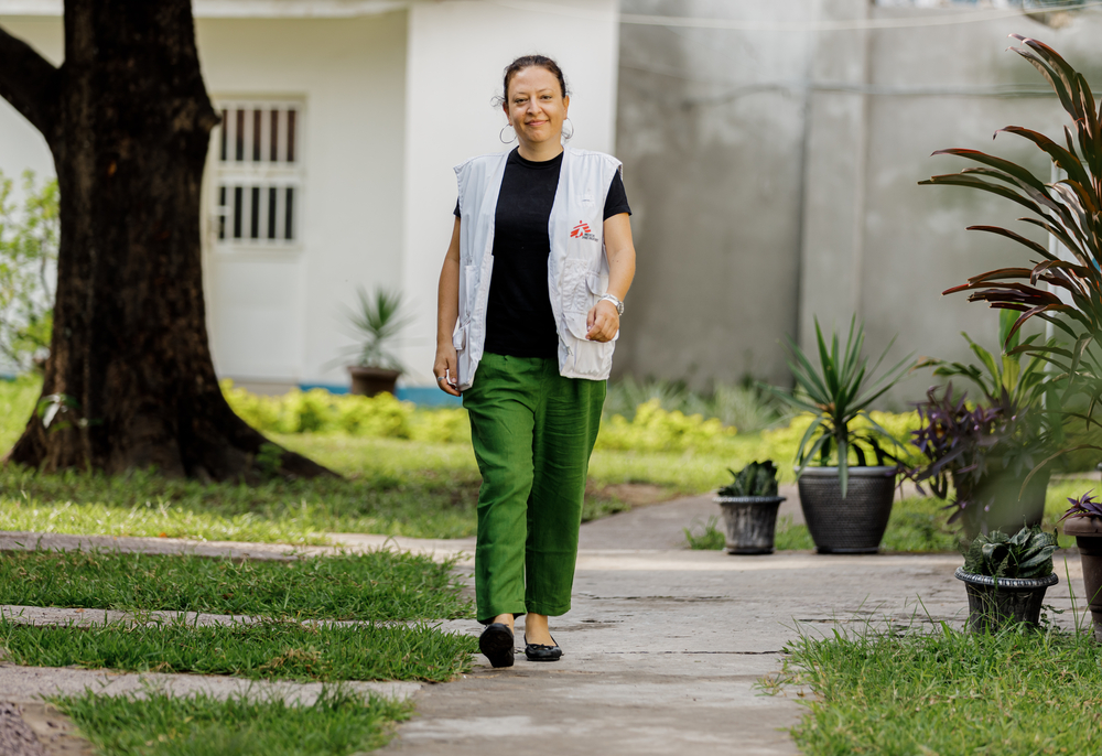 Alessandra Giudiceandrea, jefa de misión de MSF en la República Democrática del Congo.