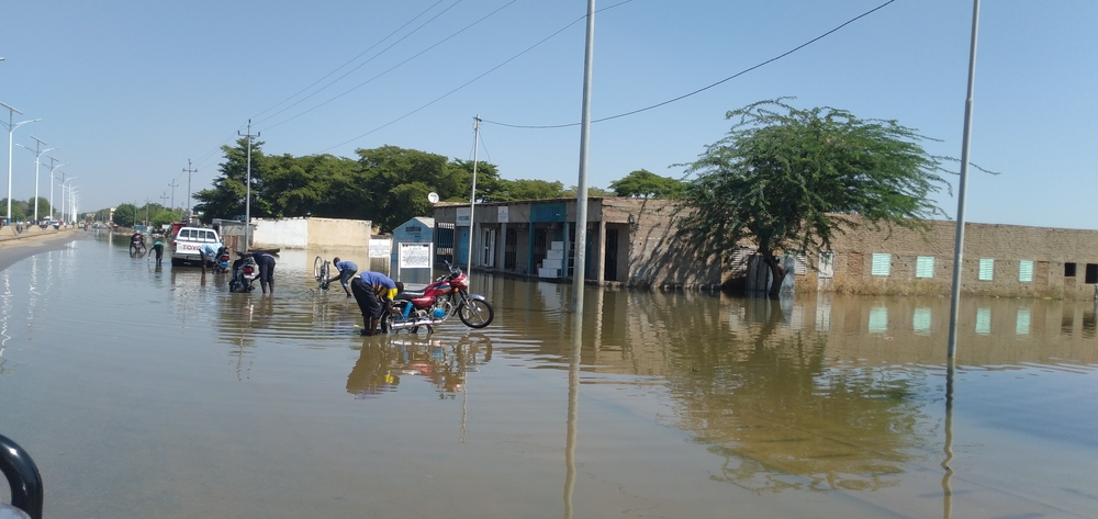 MSF gestiona clínicas móviles en el campo para la población desplazada de Guilmey.