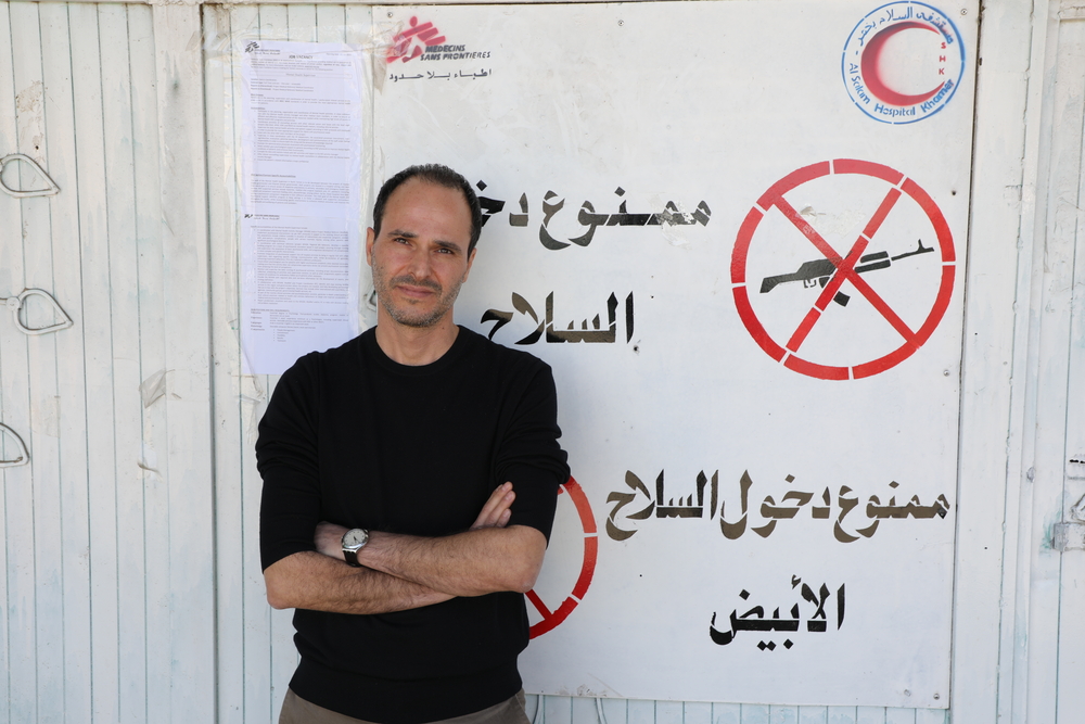 El Presidente Internacional de MSF el Dr. Christos Christou en su visita Yemen
