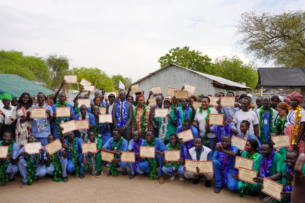 Graducación de la Academis de Salud de MSF en Lankien, Sudán del Sur