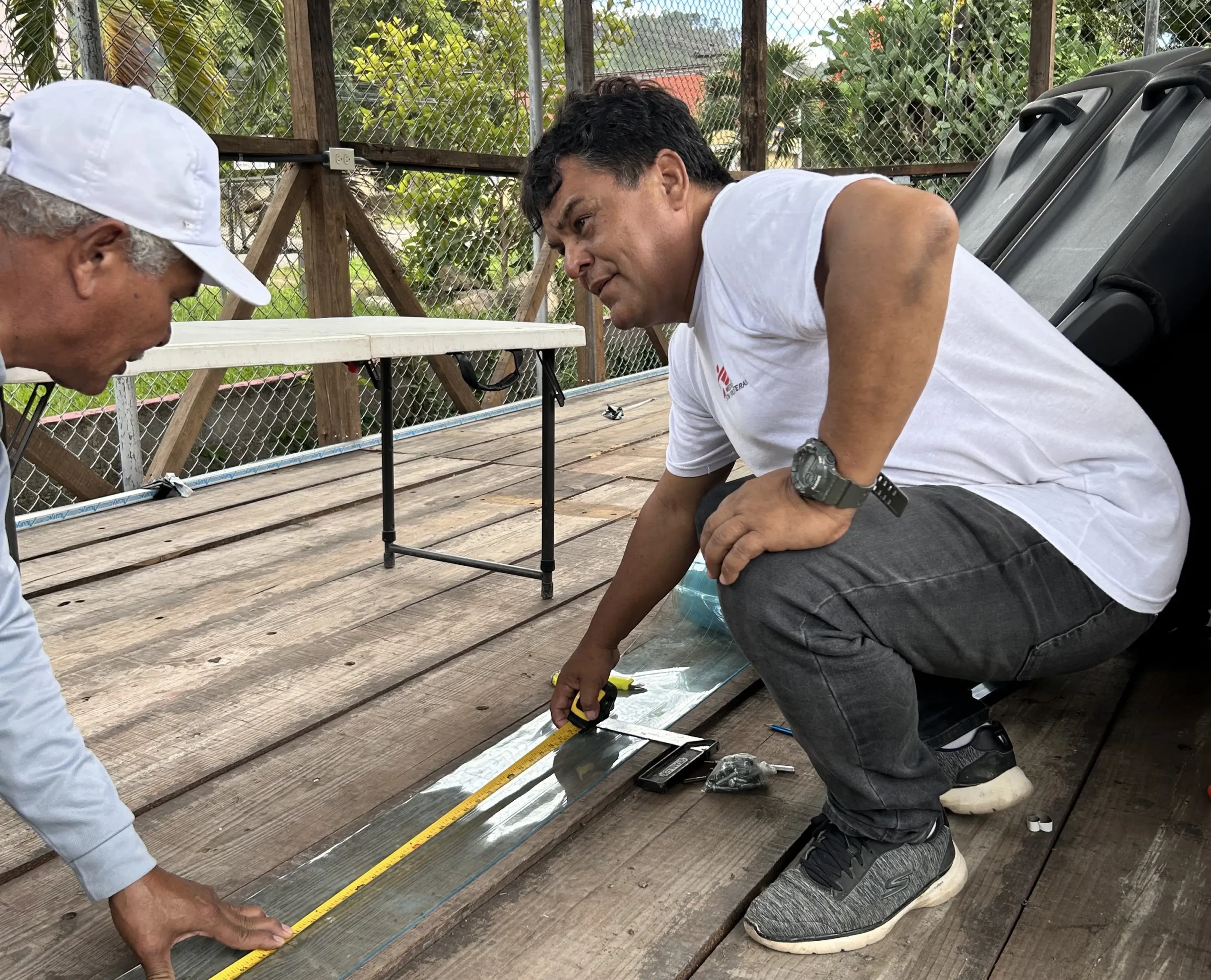 Pablo Chavarría logísta hondureño de MSF en Danlí, Honduras.