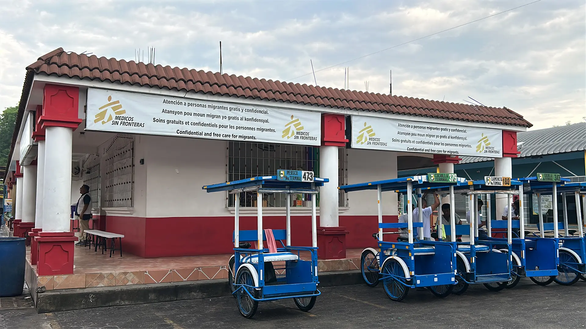 Imagen del centro de MSF en Tecún Umán, San Marcos, Guatemala.