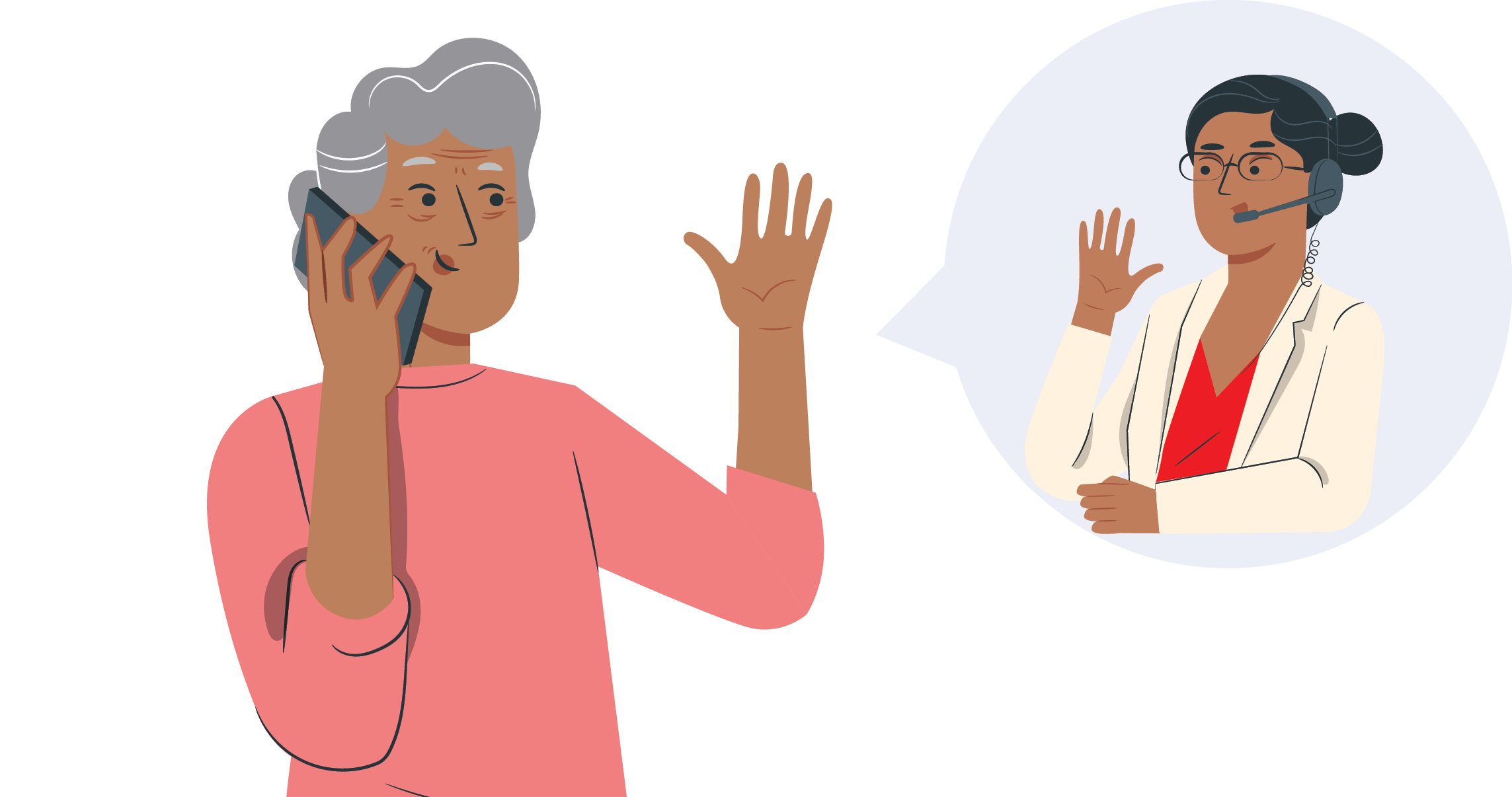 La parte trasera de uno de los buses es adaptada como consultorio de salud mental.