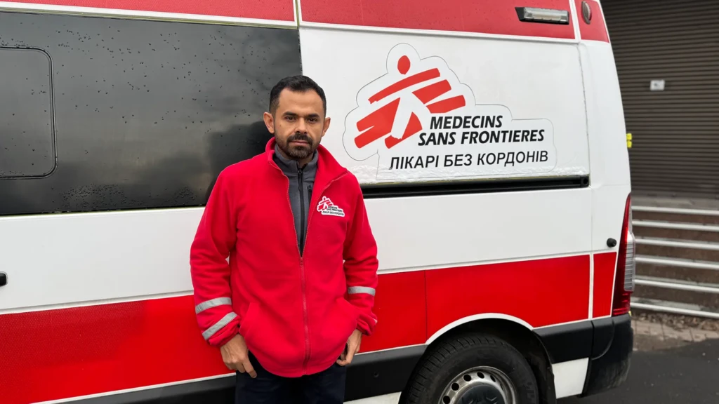 Enrique García, coordinador de Médicos Sin Fronteras en el este de Ucrania. 